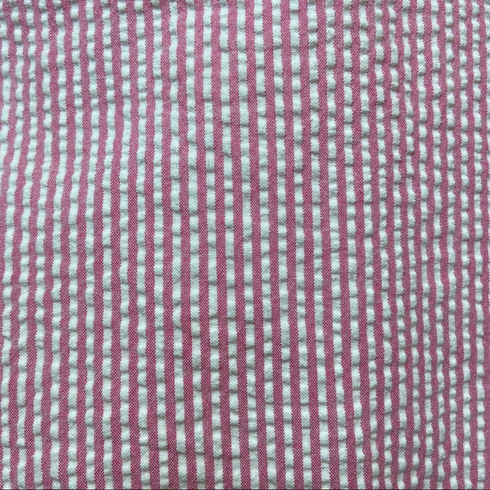 Lilly Pulitzer Pink Striped Seersucker Skirt View 3